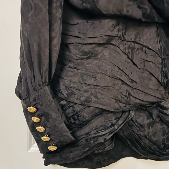 Balmain x H&M jacquard silk Mini Dress ❤️🧡💛💚💙💜❤️‍🔥 - Picture 5 of 10